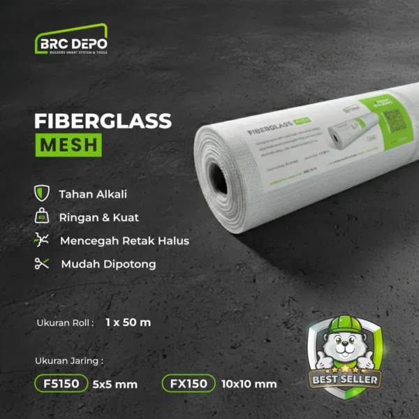 Fiberglass Mesh 10mm x 10mm