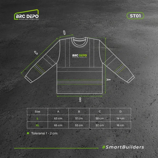 kaos safety 81 Safety T-Shirt Scotlight - BRC Depo