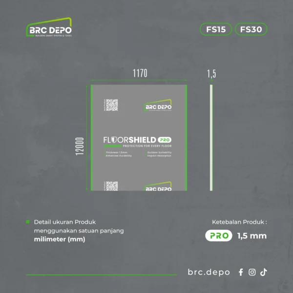 Floorshield Pro - Pelindung Lantai