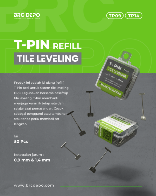 T-Pin Refill Tile Leveling 0,9mm
