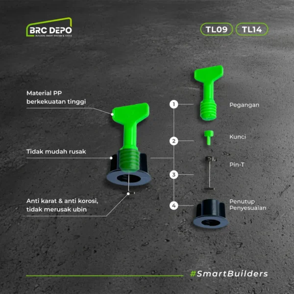 Tile Leveling 1,4 mm