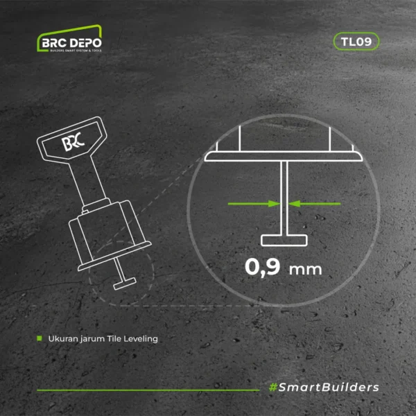 Tile Leveling 0,9 mm