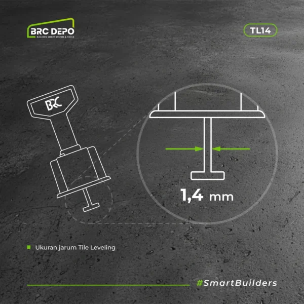 Tile Leveling 1,4 mm