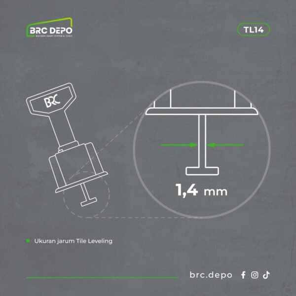 Tile Leveling 1,4 mm