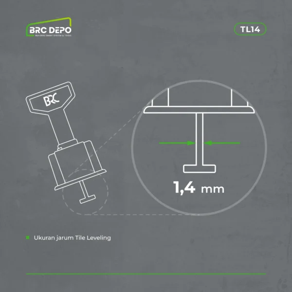 Tile Leveling 1,4 mm