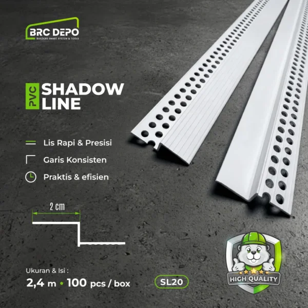 Shadow Line / Tali Air Plafon PVC (2 cm)
