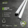 Tali Air Dinding / Groove Line / U-Channel PVC (1 cm)